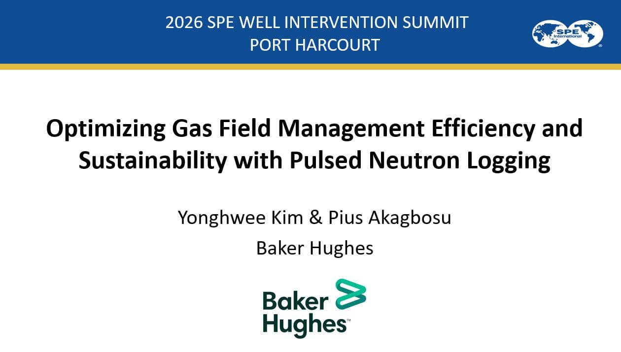 Optimizing Gas Field Management Efficiency and Sustainability with Pulsed Neutron Logging